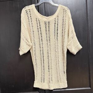 Express - Cream Knit Women's Sweater